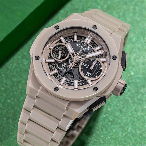 HUBLOT BIG BANG UNICO INTEGRATED BEIGE CERAMIC 42 